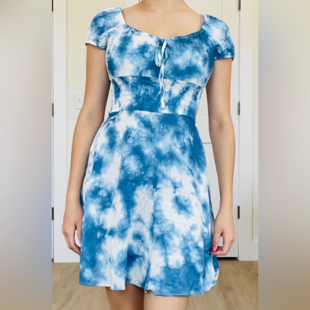 I.N. Cloud Cap Sleeve Dress